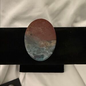 Multicolor Oval Stone Pendant